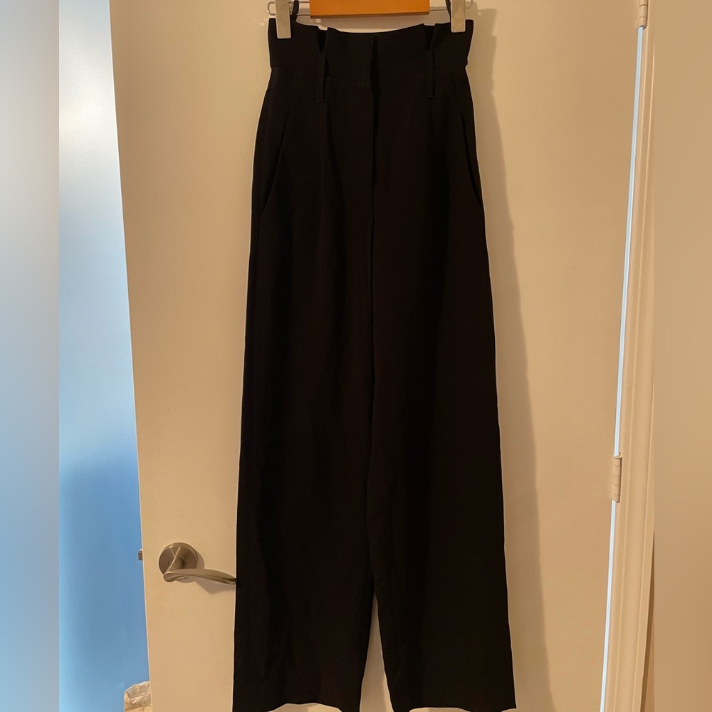 Aritzia high waisted wide leg pants